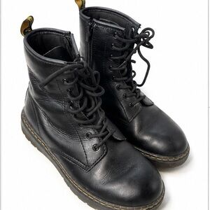 Dr Martens ZAVALAY lace up/zipper combat boots